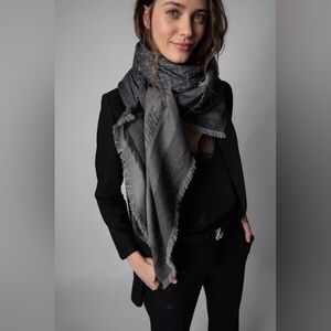 Zadig&VoltaireGlenn jacquard-logo lurex scarf